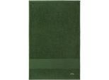 Gästehandtuch LACOSTE "LLECROCO", grün (vert), B:40cm L:60cm, Frottier, Obermaterial: 100% Baumwolle, Handtücher, Gästehandtuch, mit Label-Applikationen