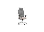 hjh OFFICE Profi Bürostuhl Ergomy Pro Stoff / Netzstoff mit Armlehnen (höhenverstellbar)