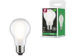 PAULMANN LED-Leuchtmittel "Eco-Line Filament 230V LED Birne E27 1521lm 8,2W 3000K dimmbar Matt", Energieeffizienz: B, weiß, L:10,5cm Ø:6cm, Leuchtmittel, LED-Leuchtmittel