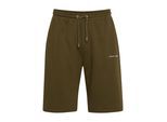 Sweatshorts CASUAL FRIDAY "Sweatshorts CFPhenix", Herren, Gr. XXL, N-Gr, grün (schwarz olive), Obermaterial: 100% Baumwolle CO., Hosen Sweatshorts