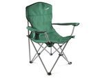 Gartenstuhl VCM "XL Angelstuhl Getränkehalter Campingstuhl klappbar", grün, Obermaterial: 100% Metall MT., Stühle, Gartenstuhl