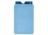 Kleine Wolke , Blau , Textil , rechteckig , 55x85 cm , Textiles Vertrauen - Oeko-Tex® , für Fußbodenheizung geeignet, rutschhemmend , Heimtextilien, Badtextilien, Badematten, Badematten