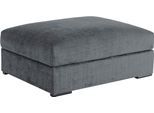 Polsterhocker HOME AFFAIRE "Casa XL, B: 101 cm", grau (dunkelgrau), B:101cm H:52cm T:97cm, 100% Polyester, Hocker, Polsterhocker, Mega-Hocker, in Cord oder Chenille-Struktur, Federkern