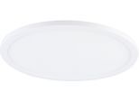 EGLO Deckenleuchte "FUEVA FLEX", weiß, Ø 22,5cm H: 2,5cm, 1 Stk., Leuchten, Spot, Leuchtfläche, geringe Einbautiefe 25mm, Deckenleuchte