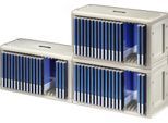 HAMA CD-Hülle "CD-ROM-Rack 20, CD Aufbewahrung und Schutz, Regal", grau, B:13,4cm H:5,8cm T:31cm, Hüllen, CD-Hülle