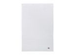 Gästehandtuch LACOSTE "LLECROCO", weiß (blanc), B:40cm L:60cm, Frottier, Obermaterial: 100% Baumwolle, Handtücher, Gästehandtuch, mit Label-Applikationen