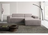 Ecksofa WERK2 "Zeus-L Breite: 253 cm, modern & zeitlos, bequemes Sofa", beige, B:253cm H:70cm T:188cm, 92% Polyester, 8% Nylon, Sofas, Ecksofa, moderne Optik mit abgerundeten Kanten