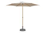 Beldano , Taupe , Textil , 270x270x220 cm , Knickgelenk , Gartenmöbel, Sonnenschutz, Sonnenschirme, Sonnenschirme
