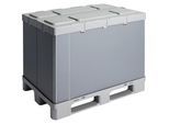 Palettenbox, faltbar, aus PP, Inhalt 675 l, ab 1 Stk kaiserkraft