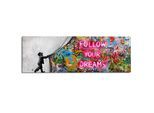 Deco-Panel REINDERS "Surprise Wall", bunt (farbe bild(er): mehrfarbig), B:156cm H:52cm T:2cm, Bilder, Deco-Panel, Kinderzimmer - Graffiti - Mehrfarbig - MDF - Kunst - 156x52 cm