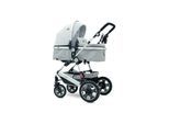 Lorelli Kinderwagen Lora faltbar Gummiräder Tragetasche Sportsitz Fußabdeckung grau