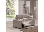 2-Sitzer EGOITALIANO "Capucine hoher Sitzkomfort, erstklassiger Relaxkomfort, elegant", beige (safari), B:154cm H:99cm T:97cm, Sofas, 2-Sitzer, wahlweise mit elektrisch oder manuell verstellbarer Relaxfunktion