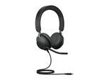 Jabra Evolve2 40 SE UC Stereo Headset On-Ear