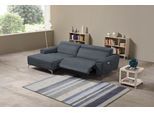 Ecksofa EGOITALIANO "Suzette, Designsofa mit hohem Sitzkomfort", grau (charcoal), B:266cm H:95cm T:163cm, Sofas, Ecksofa, mit Recamiere, inkl. 1 elektronischen Relaxfunktion, L-Form