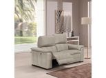 2-Sitzer EGOITALIANO "Capucine hoher Sitzkomfort, erstklassiger Relaxkomfort, elegant", grau, B:154cm H:99cm T:97cm, Sofas, 2-Sitzer, wahlweise mit elektrisch oder manuell verstellbarer Relaxfunktion