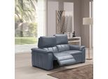 2-Sitzer EGOITALIANO "Capucine hoher Sitzkomfort, erstklassiger Relaxkomfort, elegant", grau, B:154cm H:99cm T:97cm, Sofas, 2-Sitzer, wahlweise mit elektrisch oder manuell verstellbarer Relaxfunktion