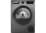 BOSCH Wärmepumpentrockner "WQG243DR10", Energieeffizienz: C, grau, B:59,8cm H:84,2cm T:61,3cm, Trockner, Einfache Reinigung dank Easy Clean Filter, Bettwäscheprogramm, Wärmepumpentrockner