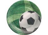 Papstar Pappteller „Football“, rund, Ø 230 mm, mehrfarbig bedruckt, 10 Stück