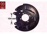 KLOKKERHOLM Spritzblech, Bremsscheibe 8116875 Hinterachse links für TOYOTA