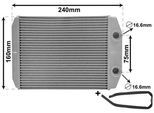 VAN WEZEL Wärmetauscher, Innenraumheizung 17016700 für Fiat / LANCIA
