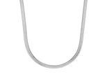 Kette ohne Anhänger TOM TAILOR "Schmuck Geschenk Edelstahl Schlangenkettengliederung", edelstahlfarben, Halsketten, Damen, Edelstahl, L: 45 B: 5,3mm, B:5,3mm