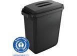 DURABLE Wertstoffbehälter DURABIN® ECO, Volumen 60 l, HxBxT 645 x 590 x 282 mm, schwarz