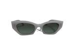 Ray-Ban Zena Cat-Eye zonnebril in wit acetaat
