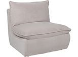 Loungesessel HELA "RHODOS", beige, B:74cm H:77cm T:87cm, Microfaser Breitcord;Polyester;Polyamid, Sessel, Sessel;gepolstert;aufgesetztes Kissen;Microfaser;Breitcord