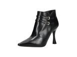 High-Heel-Stiefelette NERO GIARDINI "Nero Giardini Stiefelette Leder", Damen, Gr. 40, schwarz, Leder, Schuhe