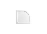 Kaldewei Zirkon Duschwanne 457035000001 100x80x3,5cm, mit Träger, Antislip, weiß