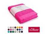 Duschtuch S.OLIVER "s.Oliver, Premium Qualität, 600 gr/m², auch als Sets erhältlich", pink, B:70cm L:140cm, Walkfrottier, Baumwolle, Handtücher, große Farbauswahl, auch als Handtuch, Waschhandschuh, Gästetuch