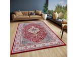Teppich HANSE HOME "Mochi", rot, B:80cm H:8mm L:120cm, Jute, Polyester, Polypropylen (PP), Teppiche, Teppich, Läufer, Orientalisch, Kurzflor, Wohnzimmer, Schlafzimmer, Esszimmer