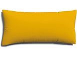 Kissenbezug SCHLAFGUT "EASY JERSEY Kissenhülle 100% Baumwolle, weicher Edel-Jersey, bügelfrei", gelb (gelb deep), B:40cm L:80cm, Jersey, Obermaterial: 100% Baumwolle, Kissenbezüge, Kissenbezug, mit farblich angepasstem Reißverschluss, pflegeleicht, formstabil