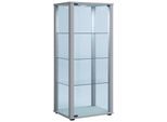 Vitrine Kavisa Silberfarben