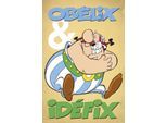 Leinwandbild LUCKYLINDE "Obelix und Idefix II", bunt (farbe bild(er): bunt), B:40cm H:60cm T:3cm, Holz, Leinwand, Bilder, Leinwandbild, Canvasbild Wanddeko Bild zum Film "Kampf der Häuptlinge"