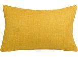 Dekokissen GÖZZE "Dallas", gelb (senf, unifarben), B:60cm L:40cm, Obermaterial: 100% Polyester, Dekokissen_Sitzkissen_Kissenhüllen, Dekokissen, in vielen Farben