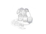 Cangaroo elektrische Doppelmilchpumpe 2 in 1 Grace XN-D254 Nasensauger Flaschen grau