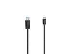 HAMA USB-Kabel "USB C Kabel, USB A Stecker, USB C Stecker, USB 3.2 Gen2, 10 Gbit s", schwarz, 100cmcm, Kabel, USB-Kabel