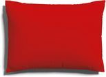Kissenbezug SCHLAFGUT "EASY JERSEY Kissenhülle 100% Baumwolle, weicher Edel-Jersey, bügelfrei", rot (rot deep), B:40cm L:60cm, Jersey, Obermaterial: 100% Baumwolle, Kissenbezüge, Kissenbezug, mit farblich angepasstem Reißverschluss, pflegeleicht, formstabil