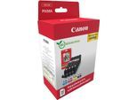 CANON Tintenpatrone "CLI-526 BK/C/M/Y + Fotopapier Value Pack", bunt (schwarz, cyan, magenta, gelb), Tintenpatronen, Tintenpatrone