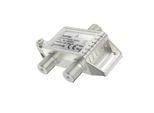 HAMA SAT-Verteiler "AB, SAT Prioritätsschalter", silber (silberfarben), B:7,5cm H:2,5cm L:18cm, Verteiler, SAT-Verteiler