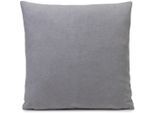 Dekokissen GÖZZE "Darco" Gr. 1, silber (silberfarben, unifarben), B:40cm L:40cm, Obermaterial: 100% Polyester, Dekokissen_Sitzkissen_Kissenhüllen, Dekokissen