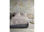 Bettwäsche IRISETTE "Meran 8532", bunt (pastell), B/L: 140cm x 200cm, 1 Stk., 1 Stk., Feinbiber, B/L: 90cm x 70cm, 2 Stk., Feinbiber, Obermaterial: 100% Baumwolle, Bettwäsche, Bettwäsche, flauschig