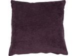 Dekokissen GÖZZE "Muri", lila (brombeer, unifarben), B:60cm L:60cm, Obermaterial: 100% Polyester, Dekokissen_Sitzkissen_Kissenhüllen, Dekokissen, in vielen Unifarben