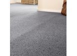 Teppichboden ANDIAMO "Luton, Feinschlinge, Gesamthöhe 6 mm, Luxusklasse LC1", grau, B:400cm L:400cm, Kunstfaser, Teppiche, Teppichboden, meliert, Breite 400 cm oder 500 cm, strapazierfähig & pflegeleicht
