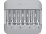 VARTA Batterie-Ladegerät "Eco Charger Multi Recycled", grün (weiß, grün), B:13,75cm H:12,55cm T:2,9cm, Ladegeräte, Batterie-Ladegerät