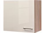 Hängeschrank FLEX-WELL "Nepal", braun (kaschmir glanz, sonoma eiche), B:60cm H:54,8cm T:32cm, Holzwerkstoff, Schränke, Hängeschrank, (B x H x T) 60 x 54,8 x 32 cm