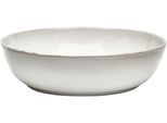 Schale VAN WELL "Salatschale Urban, 29,5 cm, 2 Stück", beige (creme), H:8,1cm Ø:29,5cm, Steinzeug, Schüsseln, Schale, spülmaschinengeeignet