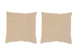 Dekokissen HOME WOHNIDEEN "ELMER" Gr. 1, beige (natur, unifarben), B:40cm L:40cm, Polyester, Dekokissen_Sitzkissen_Kissenhüllen, Dekokissen