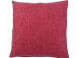 Dekokissen GÖZZE "Dallas", lila (lila, unifarben), B:50cm L:50cm, Obermaterial: 100% Polyester, Dekokissen_Sitzkissen_Kissenhüllen, Dekokissen, in vielen Farben